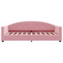 Sofá cama terciopelo rosa 80x200 cm de vidaXL, Camas y somieres - Ref: Foro24-354132, Precio: 210,32 €, Descuento: %