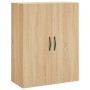 Armario de pared madera ingeniería roble Sonoma 69,5x34x90 cm de vidaXL, Aparadores - Ref: Foro24-834981, Precio: 78,88 €, De...