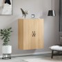 Sonoma oak engineered wood wall cabinet 69.5x34x90 cm by vidaXL, Sideboards - Ref: Foro24-834981, Price: 82,79 €, Discount: %