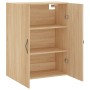 Armario de pared madera ingeniería roble Sonoma 69,5x34x90 cm de vidaXL, Aparadores - Ref: Foro24-834981, Precio: 78,88 €, De...