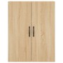 Sonoma oak engineered wood wall cabinet 69.5x34x90 cm by vidaXL, Sideboards - Ref: Foro24-834981, Price: 82,79 €, Discount: %