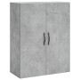 Armario de pared madera ingeniería gris hormigón 69,5x34x90 cm de vidaXL, Aparadores - Ref: Foro24-834982, Precio: 82,89 €, D...