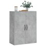 Concrete gray engineered wood wall cabinet 69.5x34x90 cm by vidaXL, Sideboards - Ref: Foro24-834982, Price: 82,89 €, Discount: %