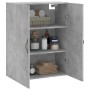 Armario de pared madera ingeniería gris hormigón 69,5x34x90 cm de vidaXL, Aparadores - Ref: Foro24-834982, Precio: 82,89 €, D...