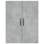 Armario de pared madera ingeniería gris hormigón 69,5x34x90 cm de vidaXL, Aparadores - Ref: Foro24-834982, Precio: 82,89 €, D...