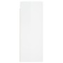 Armario de pared madera ingeniería blanco brillo 69,5x34x90 cm de vidaXL, Aparadores - Ref: Foro24-834980, Precio: 91,15 €, D...