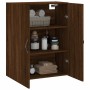 Brown oak engineered wood wall cabinet 69.5x34x90 cm by vidaXL, Sideboards - Ref: Foro24-834985, Price: 77,75 €, Discount: %