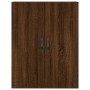 Armario de pared madera ingeniería roble marrón 69,5x34x90 cm de vidaXL, Aparadores - Ref: Foro24-834985, Precio: 73,73 €, De...