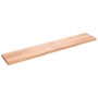 Tablero mesa madera roble tratada marrón claro 220x40x(2-6) cm de vidaXL, Tableros para mesas - Ref: Foro24-3156402, Precio: ...