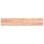 Tablero mesa madera roble tratada marrón claro 220x40x(2-6) cm de vidaXL, Tableros para mesas - Ref: Foro24-3156402, Precio: ...