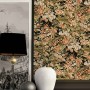 DUTCH WALLCOVERINGS Black Floral Wallpaper by DUTCH WALLCOVERINGS, Painted paper - Ref: Foro24-437427, Price: 29,11 €, Discou...