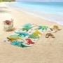 Good Morning Mehrfarbiges DINOS Strandtuch 75x150 cm von Good Morning, Strandtücher - Ref: Foro24-437538, Preis: 18,88 €, Rab...