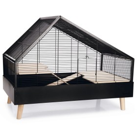 Beeztees Ayaz rodent cage 78x48x61 cm black by Beeztees, Cages and habitats for small animals - Ref: Foro24-438274, Price: 22...