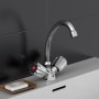 SCHÜTTE Two-handle basin mixer tap SAVINO chrome by SCHÜTTE, Faucets - Ref: Foro24-438684, Price: 45,08 €, Discount: %