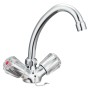 SCHÜTTE Two-handle basin mixer tap SAVINO chrome by SCHÜTTE, Faucets - Ref: Foro24-438684, Price: 45,08 €, Discount: %