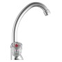 SCHÜTTE Two-handle basin mixer tap SAVINO chrome by SCHÜTTE, Faucets - Ref: Foro24-438684, Price: 45,08 €, Discount: %