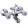 SCHÜTTE Two-handle basin mixer tap SAVINO chrome by SCHÜTTE, Faucets - Ref: Foro24-438685, Price: 67,70 €, Discount: %