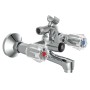 SCHÜTTE Two-handle basin mixer tap SAVINO chrome by SCHÜTTE, Faucets - Ref: Foro24-438685, Price: 67,70 €, Discount: %