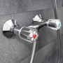 SCHÜTTE Two-handle shower mixer tap SAVINO chrome by SCHÜTTE, Faucets - Ref: Foro24-438686, Price: 39,51 €, Discount: %