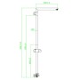 SCHÜTTE Fixed shower bar MARSEILLE chrome by SCHÜTTE, Shower arms and adapters - Ref: Foro24-438694, Price: 116,74 €, Discoun...