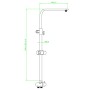 SCHÜTTE Fixed shower bar METZ chrome by SCHÜTTE, Shower arms and adapters - Ref: Foro24-438695, Price: 124,42 €, Discount: %