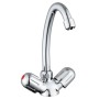 SCHÜTTE PERUZZI two-handle sink mixer tap low pressure chrome by SCHÜTTE, Faucets - Ref: Foro24-438728, Price: 52,72 €, Disco...