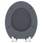 SCHÜTTE Toilet seat with soft close SPIRIT ATHRAZIT matte gray by SCHÜTTE, Toilet and bidet seats - Ref: Foro24-438738, Price...