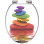 SCHÜTTE Toilet seat with soft close COLORFUL STONES by SCHÜTTE, Toilet and bidet seats - Ref: Foro24-438741, Price: 66,01 €, ...