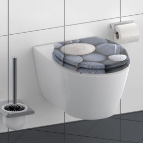 SCHÜTTE Toilet seat with soft close GRAY STONE by SCHÜTTE, Toilet and bidet seats - Ref: Foro24-438746, Price: 62,99 €, Disco...