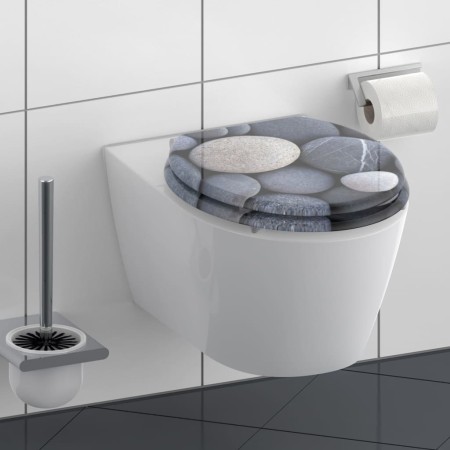 SCHÜTTE WC-Sitz mit Absenkautomatik GREY STONE von SCHÜTTE, Toiletten- und Bidetsitze - Ref: Foro24-438746, Preis: 62,99 €, R...