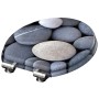 SCHÜTTE Asiento de inodoro con cierre suave GREY STONE de SCHÜTTE, Asientos de inodoros y bidés - Ref: Foro24-438746, Precio:...