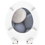 SCHÜTTE Asiento de inodoro con cierre suave GREY STONE de SCHÜTTE, Asientos de inodoros y bidés - Ref: Foro24-438746, Precio:...