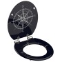 SCHÜTTE COMPASS soft close toilet seat by SCHÜTTE, Toilet and bidet seats - Ref: Foro24-438748, Price: 69,18 €, Discount: %