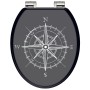 SCHÜTTE COMPASS soft close toilet seat by SCHÜTTE, Toilet and bidet seats - Ref: Foro24-438748, Price: 69,18 €, Discount: %