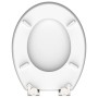 SCHÜTTE Toilet seat with soft close GRAY STEEL MDF with gloss by SCHÜTTE, Toilet and bidet seats - Ref: Foro24-438750, Price:...