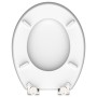 SCHÜTTE Toilet seat with soft close RED STARFISH Glossy MDF by SCHÜTTE, Toilet and bidet seats - Ref: Foro24-438755, Price: 6...