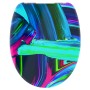 SCHÜTTE Soft-close toilet seat NEON PAINT by SCHÜTTE, Toilet and bidet seats - Ref: Foro24-438770, Price: 37,03 €, Discount: %