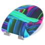 SCHÜTTE Soft-close toilet seat NEON PAINT by SCHÜTTE, Toilet and bidet seats - Ref: Foro24-438770, Price: 37,03 €, Discount: %