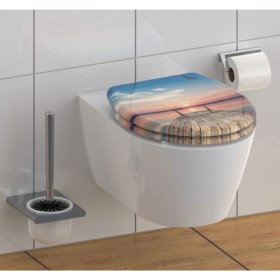 SCHÜTTE Toilet seat soft close quick release SUNSET SKY by SCHÜTTE, Toilet and bidet seats - Ref: Foro24-438777, Price: 45,99...