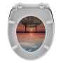 SCHÜTTE Toilet seat soft close quick release SUNSET SKY by SCHÜTTE, Toilet and bidet seats - Ref: Foro24-438777, Price: 45,44...