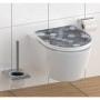 SCHÜTTE Toilet Seat Soft Close Quick Release ROUND DIPS by SCHÜTTE, Toilet and bidet seats - Ref: Foro24-438781, Price: 46,37...