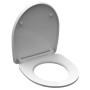 SCHÜTTE Toilet Seat Soft Close Quick Release ROUND DIPS by SCHÜTTE, Toilet and bidet seats - Ref: Foro24-438781, Price: 46,37...