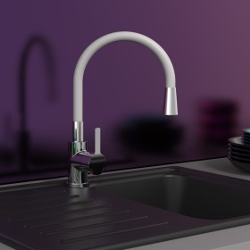 EISL FLEXO sink mixer tap chrome-light gray by EISL, Faucets - Ref: Foro24-438797, Price: 95,99 €, Discount: %