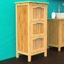 EISL Mueble de cuarto de baño con 3 cajones de bambú 30x42x82 cm de EISL, Tocadores de baño - Ref: Foro24-438812, Precio: 135...