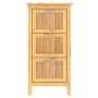 EISL Mueble de cuarto de baño con 3 cajones de bambú 30x42x82 cm de EISL, Tocadores de baño - Ref: Foro24-438812, Precio: 135...