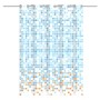 EISL Shower curtain with blue and orange mosaic 200x180x0.2 cm by EISL, shower curtains - Ref: Foro24-438833, Price: 25,57 €,...