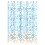 EISL Shower curtain with blue and orange mosaic 200x180x0.2 cm by EISL, shower curtains - Ref: Foro24-438833, Price: 25,57 €,...