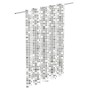 EISL Gray mosaic shower curtain 200x180x0.2 cm by EISL, shower curtains - Ref: Foro24-438834, Price: 30,40 €, Discount: %