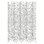 EISL Gray mosaic shower curtain 200x180x0.2 cm by EISL, shower curtains - Ref: Foro24-438834, Price: 30,40 €, Discount: %