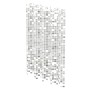 EISL Gray mosaic shower curtain 200x180x0.2 cm by EISL, shower curtains - Ref: Foro24-438834, Price: 30,40 €, Discount: %